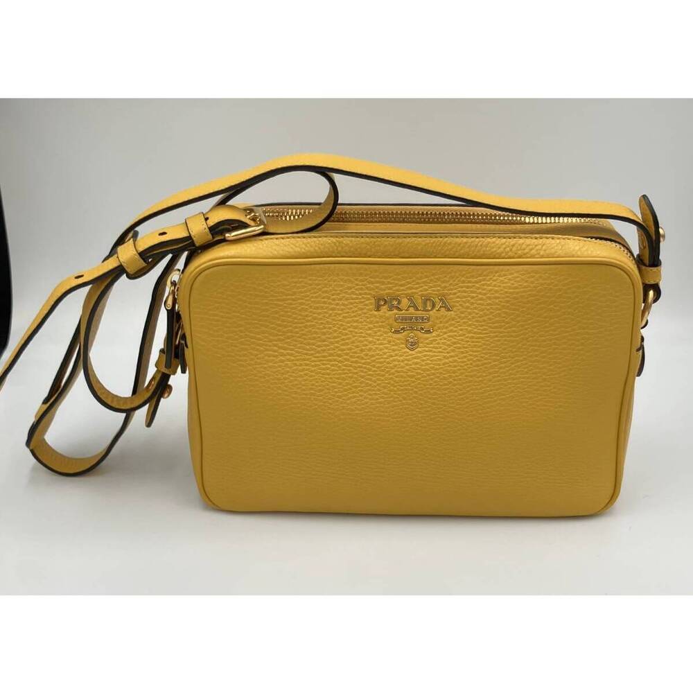 PRADA Camera Bag Shoulder Yellow - Picture 2 of 6